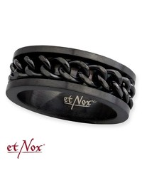 Schwarzer Ring mit Gliederkette - vergleichen und g&uuml;nstig kaufen